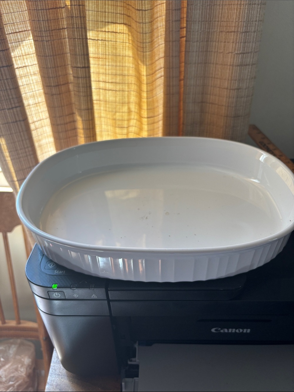 CorningWare French White casserle
